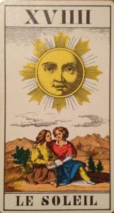 El sol del Tarot de Marsella